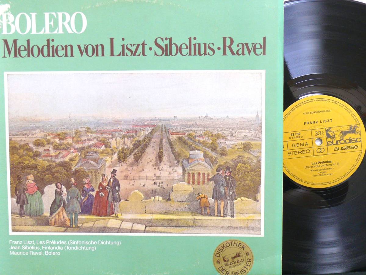 【目立った傷や汚れなし】旧独盤eurodisc ボレロ、フィンランディア、前奏曲／フランツ・コンヴィッチュニー 他の落札情報詳細 ヤフオク
