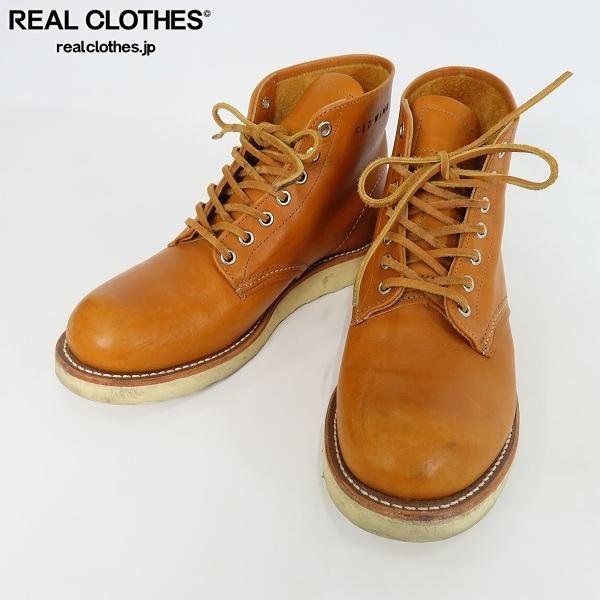 【傷や汚れあり】RED WING/レッドウィング アイリッシュセッター ゴールドラセット 復刻犬タグ 9871/7.5D /080の落札情報