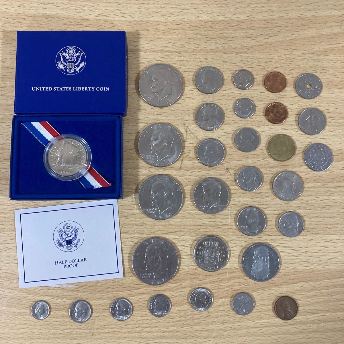 【傷や汚れあり】LIBERTY COIN リバティコイン リバティーコイン 1 50 25 10 5 ドル ダラー セント 記念 通貨 硬貨