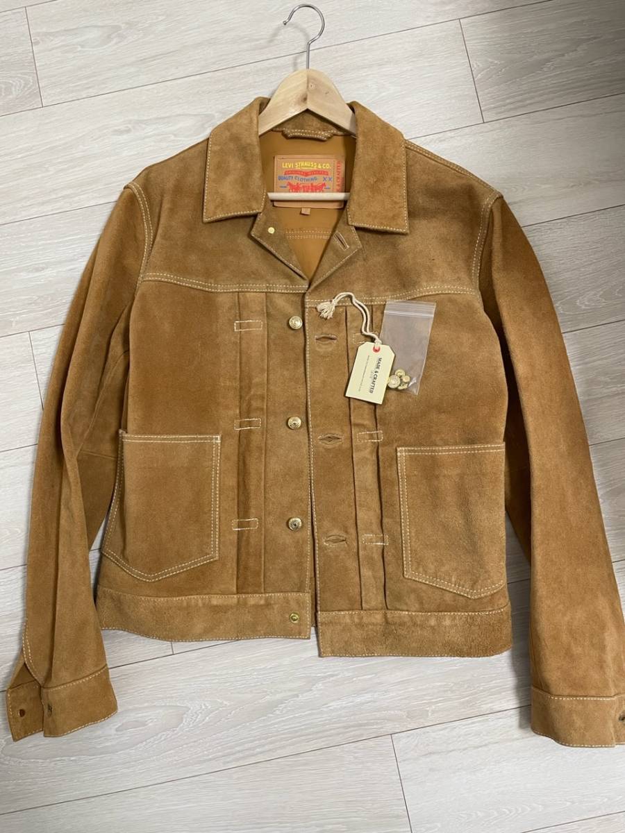 【目立った傷や汚れなし】【新品未使用】 Levi’s Made & Crafted Suede Jacket スエードジャケット レザー