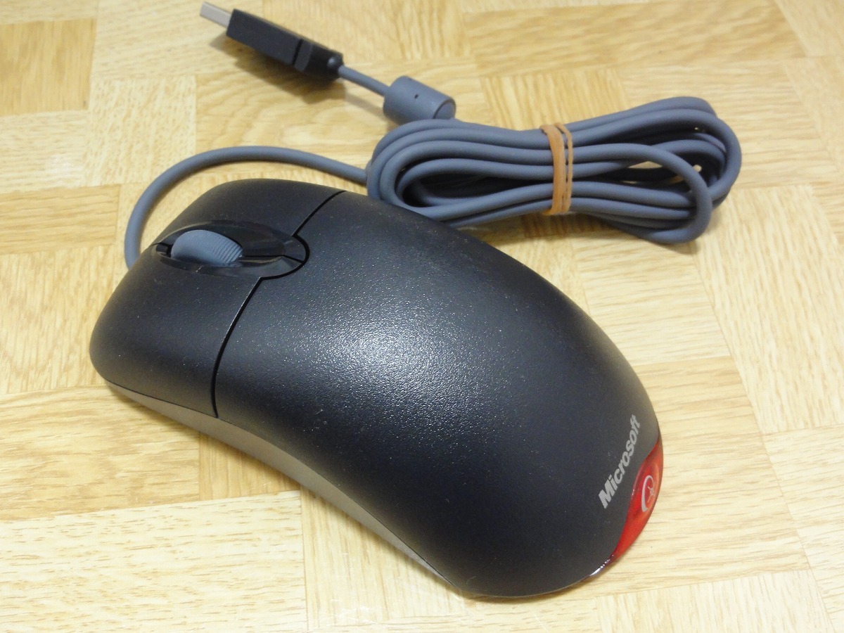【目立った傷や汚れなし】★使用感なし超美品★Microsoft Wheel Mouse Optical USB and PS/2