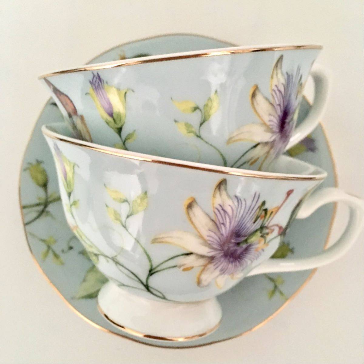 【新品】新品 ラスト1 セット ZARA HOME ザラホーム フラワートレース ポーセリン ティーカップ&ソーサー ティーセット コーヒー