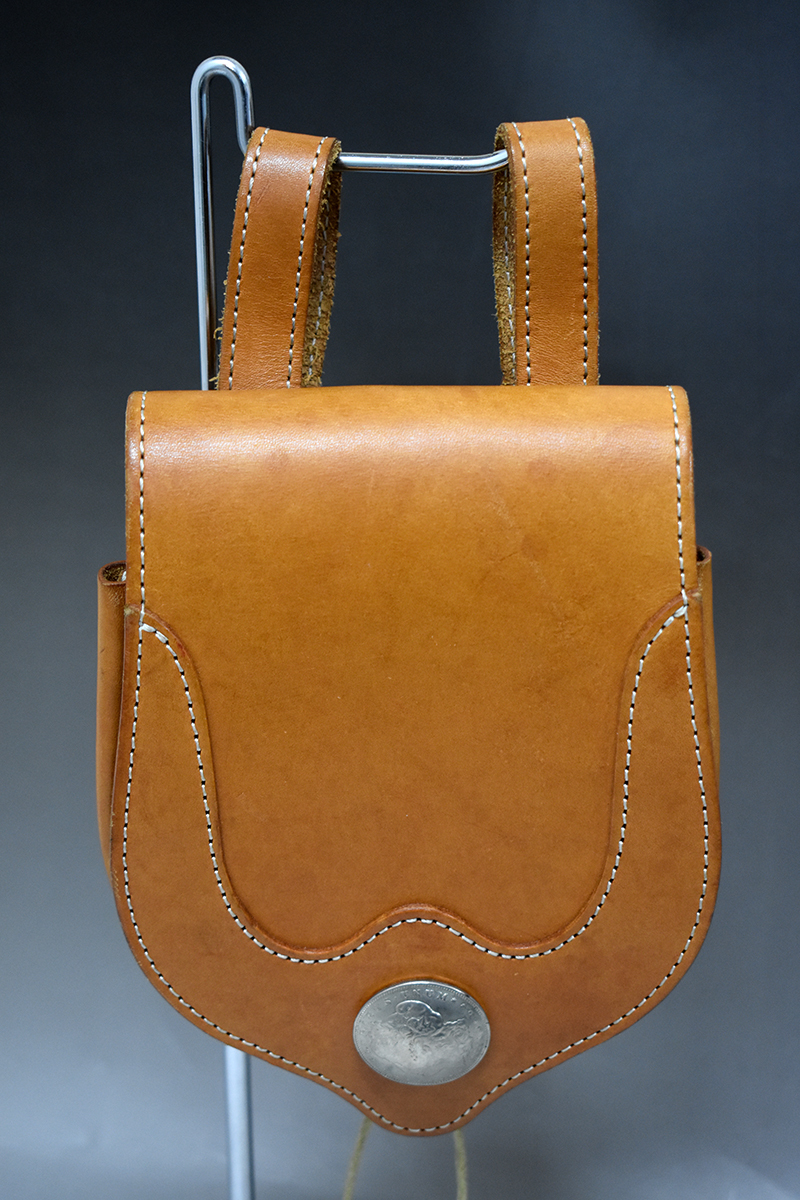 DEGNER Mini Saddle Bag Porch ミニサドルバッグポーチ バイク ポーチ 小物入れ 鞄 バッグ レザー 本革 の落札