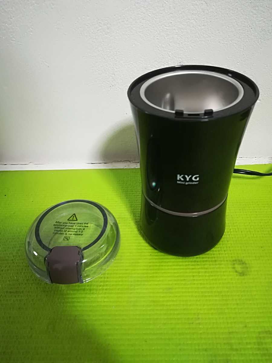中古美品 KYG COFFEE GRINDER LH711 300W 電動 コーヒーミル コーヒーグラインダーの落札情報詳細 ヤフオク落札