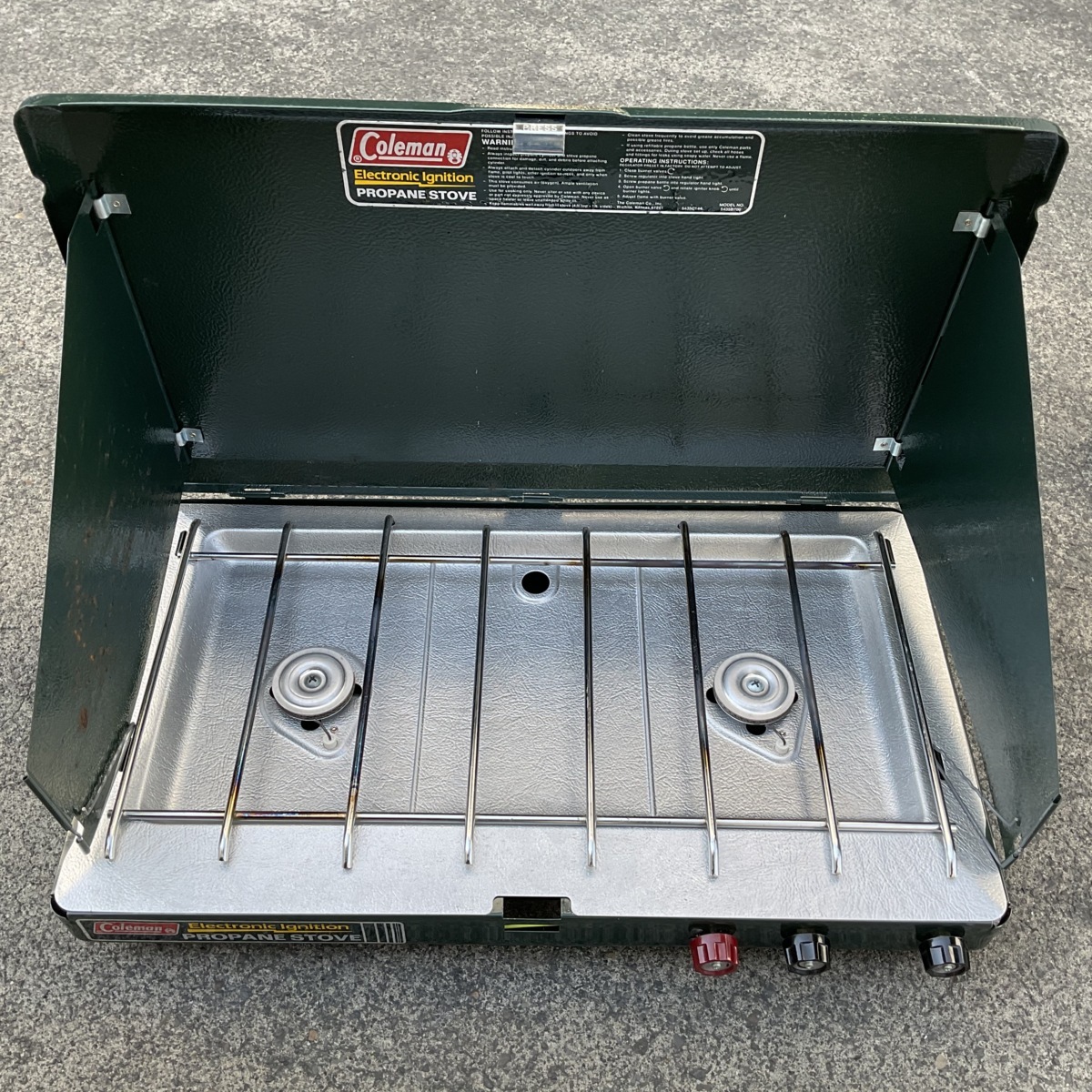 Coleman∥コールマン Electronic Ignition PROPANE STOVE 5435B700 動作未確認 中古品【現状品