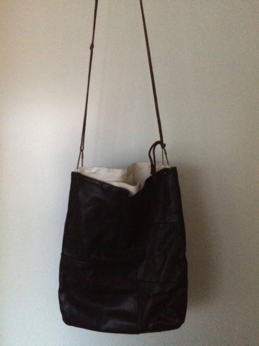 【目立った傷や汚れなし】美品 02W Vintage C DIEM LEATHER BAG made in Italy WORK OF