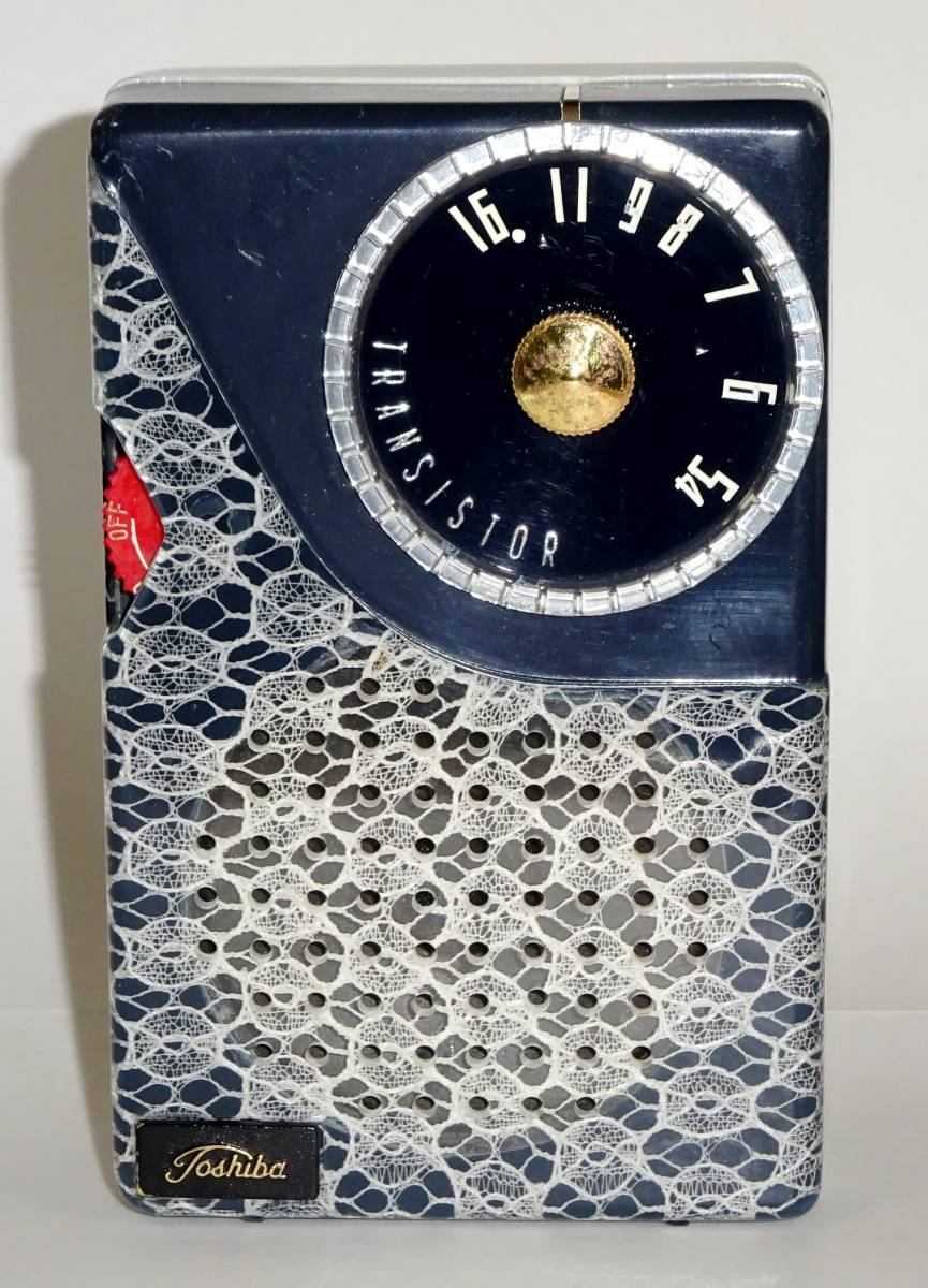 【傷や汚れあり】★1円〜【東芝 TOSHIBA 2Band 7P77S】トランジスタラジオ 昭和レトロ YOUNG7 カバー付き の落札情報