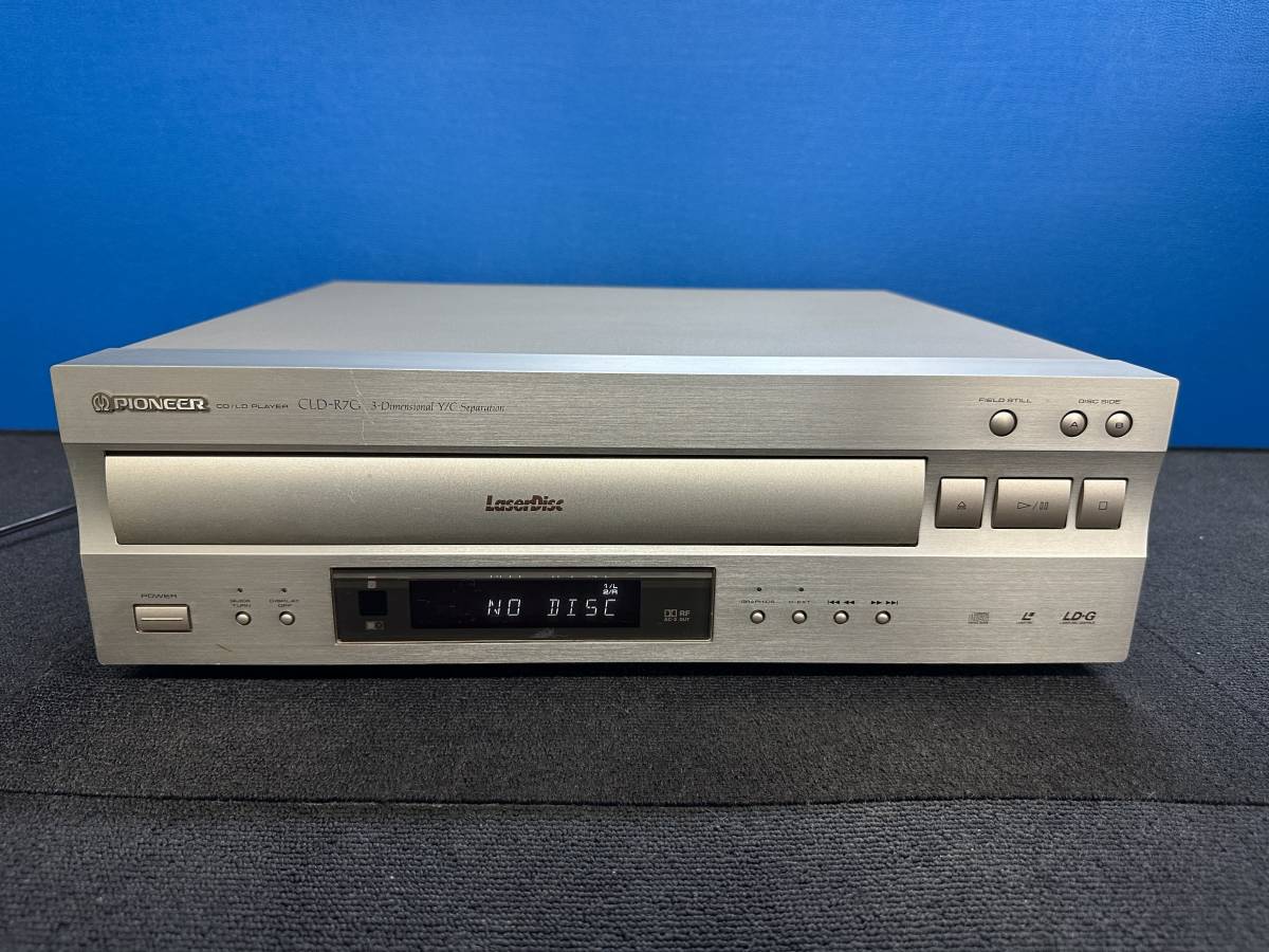 【傷や汚れあり】Pioneer パイオニア CD/LDプレーヤー レーザーディスクプレーヤー CLDR7G 未チェック 現状品の落札情報詳細