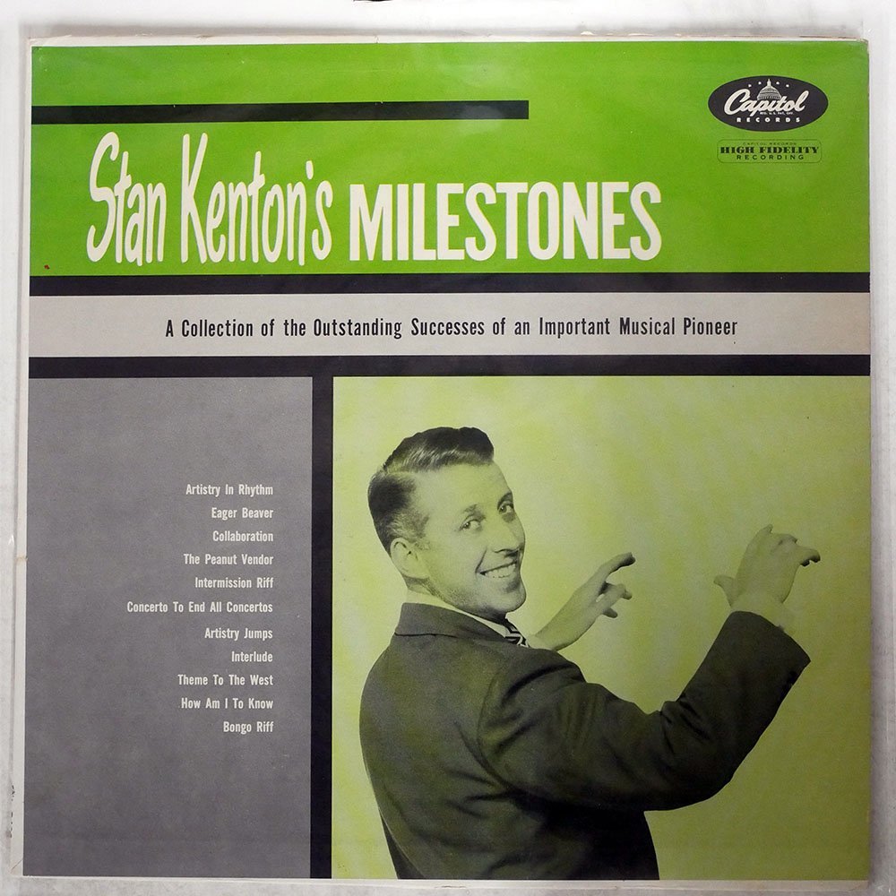 【やや傷や汚れあり】米 STAN KENTON/STAN KENTON'S MILESTONES/CAPITOL T190の落札情報詳細