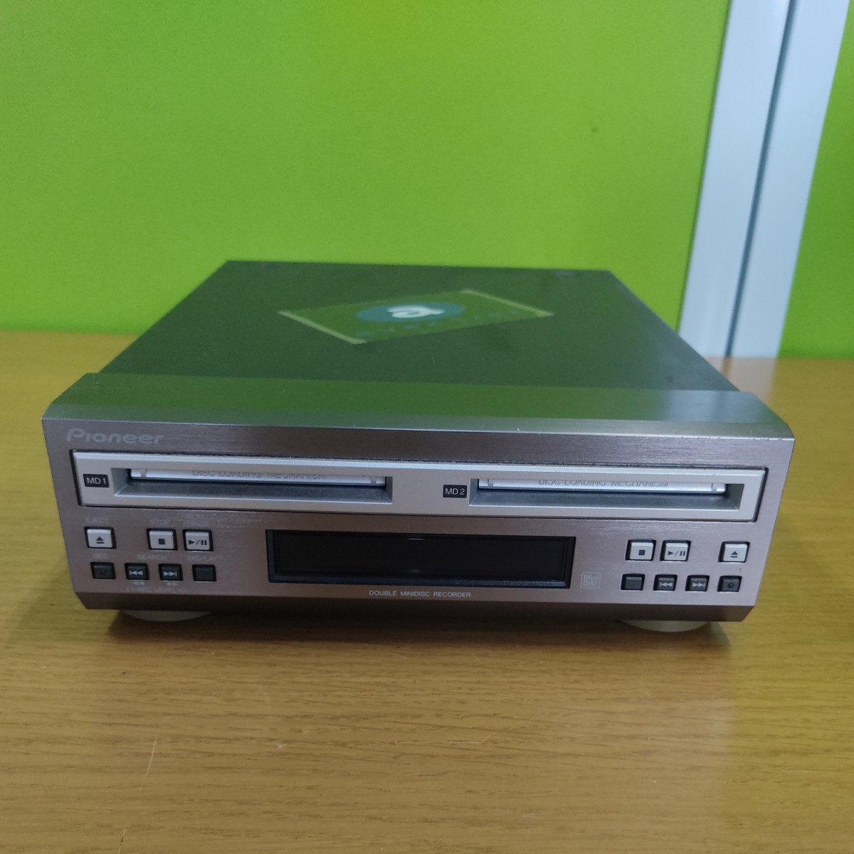 【目立った傷や汚れなし】1円スタート★★Pioneer パイオニア DOUBLE MINIDISC RECORDER MJR99WR 中古品