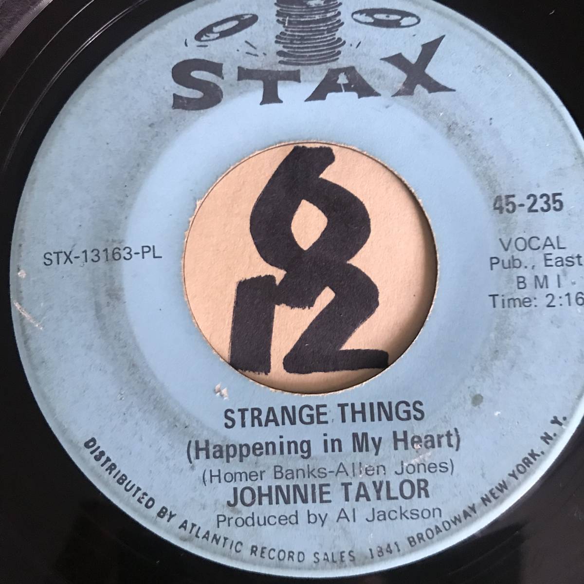 【傷や汚れあり】試聴 JOHNNIE TAYLOR STRANGE THINGS / SOMEBODY’S SLEEPING IN MY