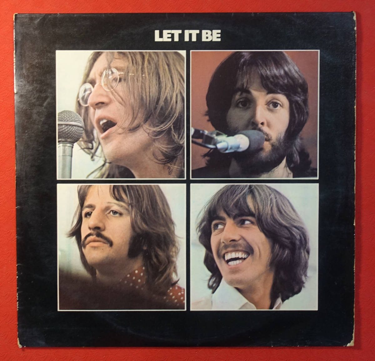 【やや傷や汚れあり】UK Original 初回 APPLE PCS 7096 LET IT BE / The Beatles MAT 2U/2U+Red APPLE+1Pの落札情報詳細