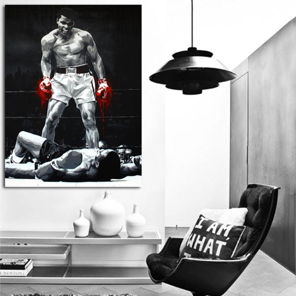 2021年最新海外 モハメド・アリ Muhammad Ali 特大 ポスター 100x100cm 海外 ボクサー