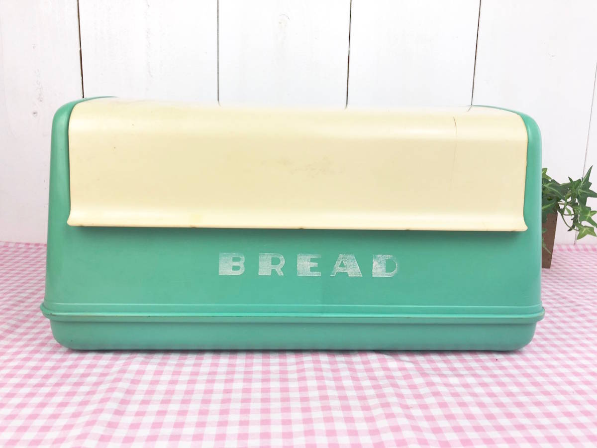 送料無料☆ ♪稀少♪ ラストロウエア ブレッドボックス ブレッドケース ブルー アメリカン雑貨 インテリア レトロ ヴィンテージの落札情報詳細