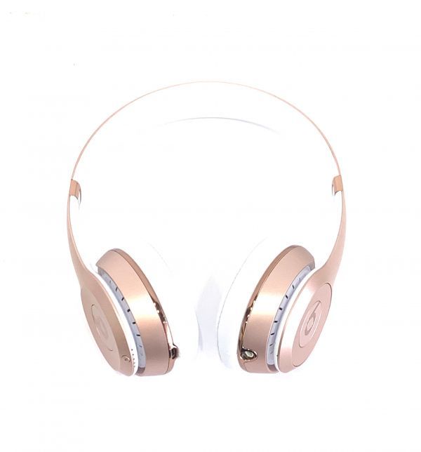 Σ 美品【Aランク】beats ビーツ by dr.dre Solo3 Wireless ヘッドフォン ローズゴールド 箱