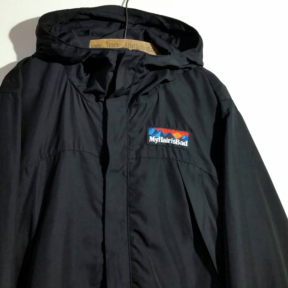 希少なブラック！受注生産限定 My Hair is Bad マウンテンパーカー マイヘアーイズバッド マイヘア メンズ レディース フリー