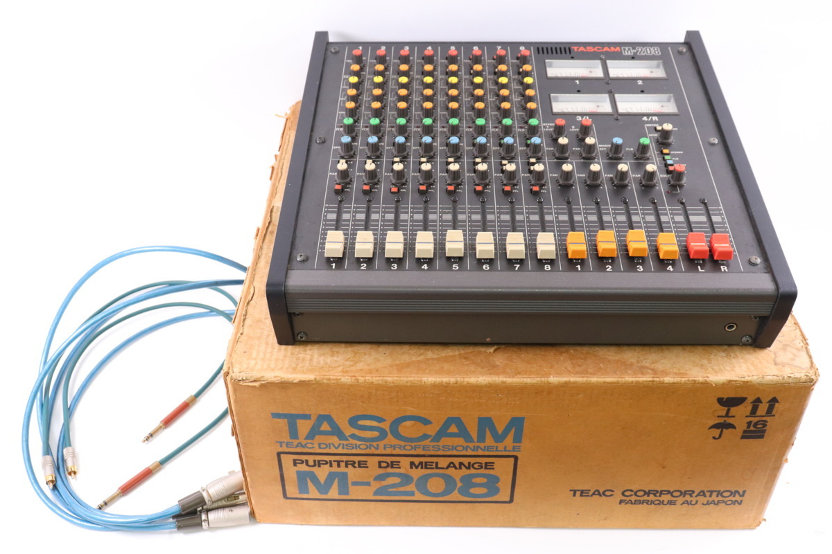 TASCAM タスカム M208 アナログ ミキサー ヴィンテージ 音響 7264YB の落札情報詳細 ヤフオク落札価格情報 オークフリー