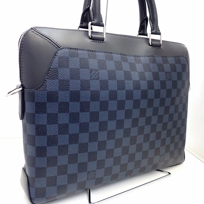 美品 】 ルイヴィトン オリバー N51199 ダミエ コバルト ビジネスバッグ ブリーフケース LOUIS VUITTON 【 付属品あり