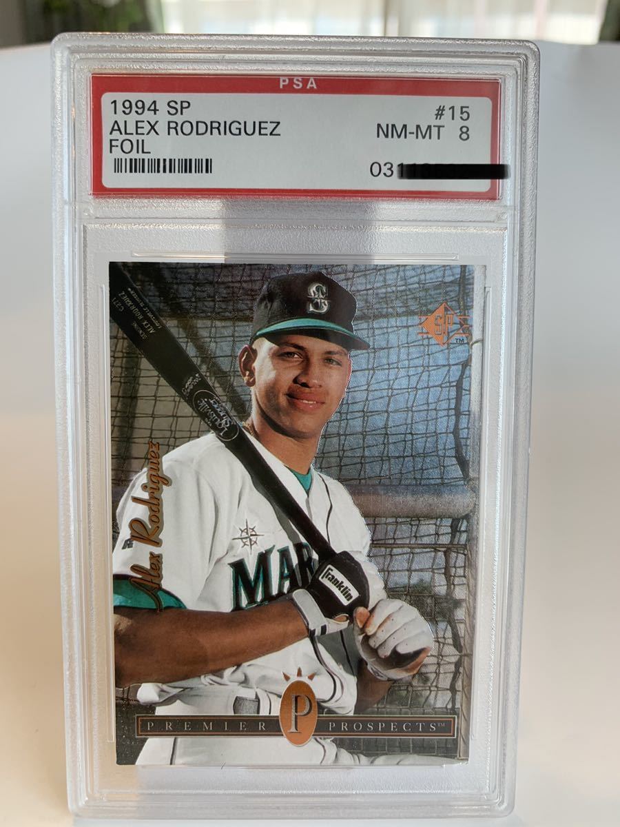 【目立った傷や汚れなし （詳細）】1994 Upper Deck SP Foil ALEX RODRIGUEZ Rookie 15 PSA