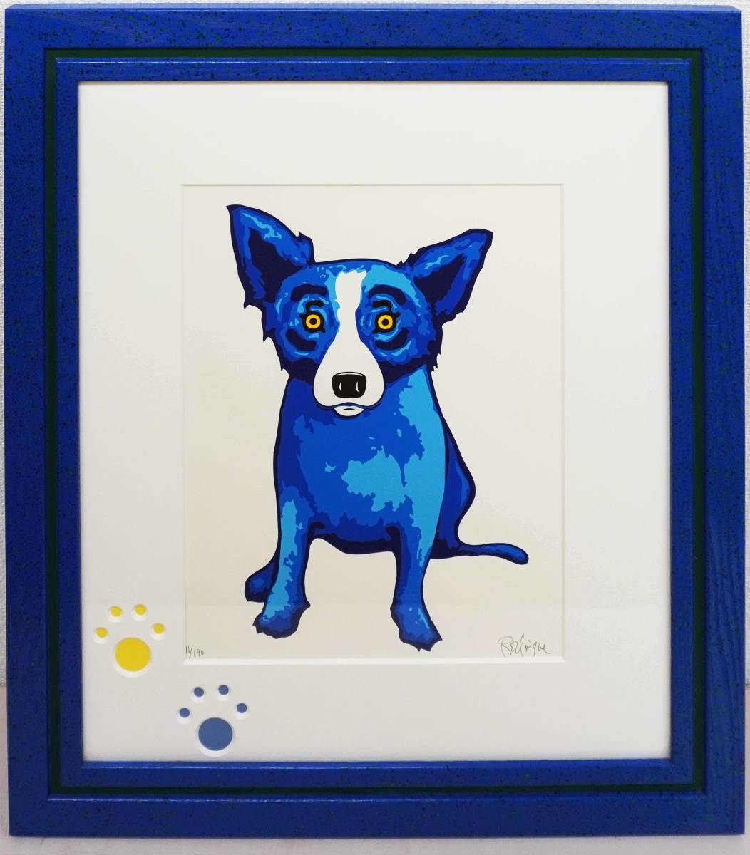 【新品】ブルードッグ/Blue Rodrigue/ジョージ・ロドリーゲ/New Orleans/幸運の青犬/ブルードック