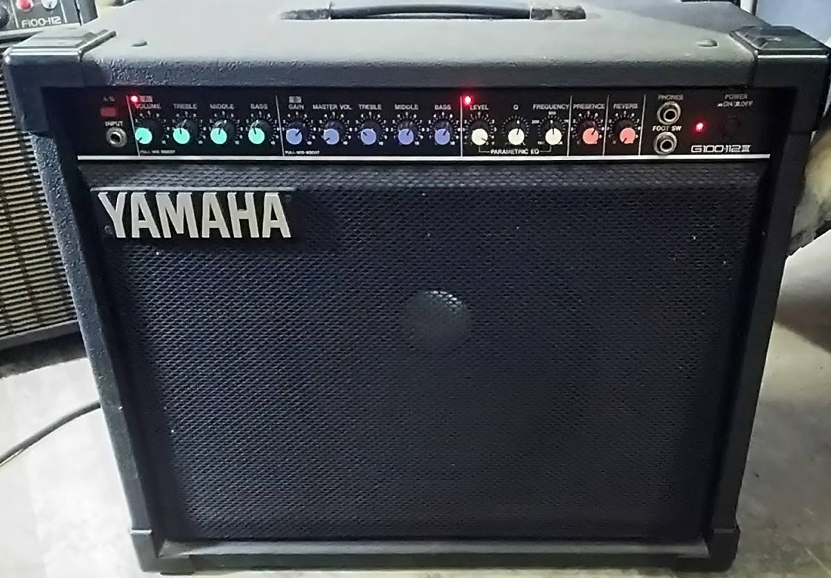 【中古】YAMAHA G100112III ヤマハ ギターアンプ 100W 12インチ 程度良好 動作品!! の落札情報詳細 ヤフオク落札