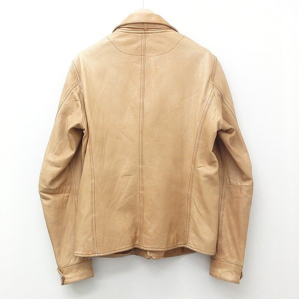 JOURNAL STANDARD 羊革 レザー ジャケット ブラウン