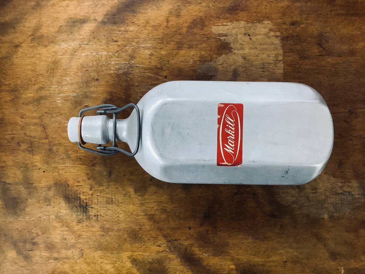 Vintage MARKILL Canteen Bottle 8角 マルキル アルミボトル 水筒 スイングトップ キャンプ アウトドア 軍幕