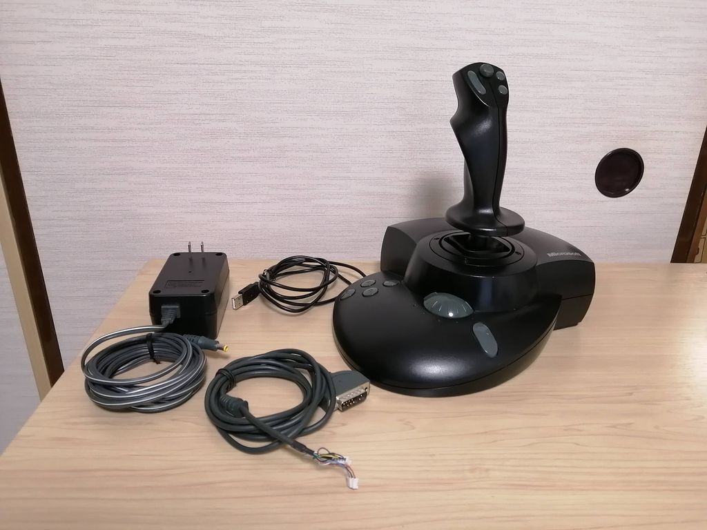 USB化 Microsoft Sidewinder Force Feedback Pro マイクロソフトサイドワインダーフォースフィードバック