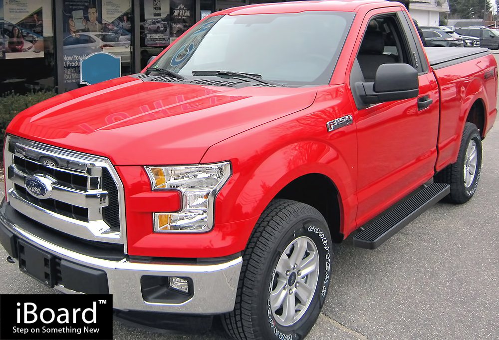 iBoard Running Boards 5" Fit 1517 Ford F150 Regular Cab / 2017 F250