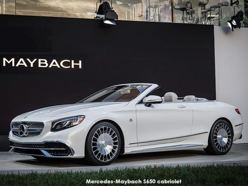 MercedesMaybach S650 cabriolet exclusive highend luxury cabriolet