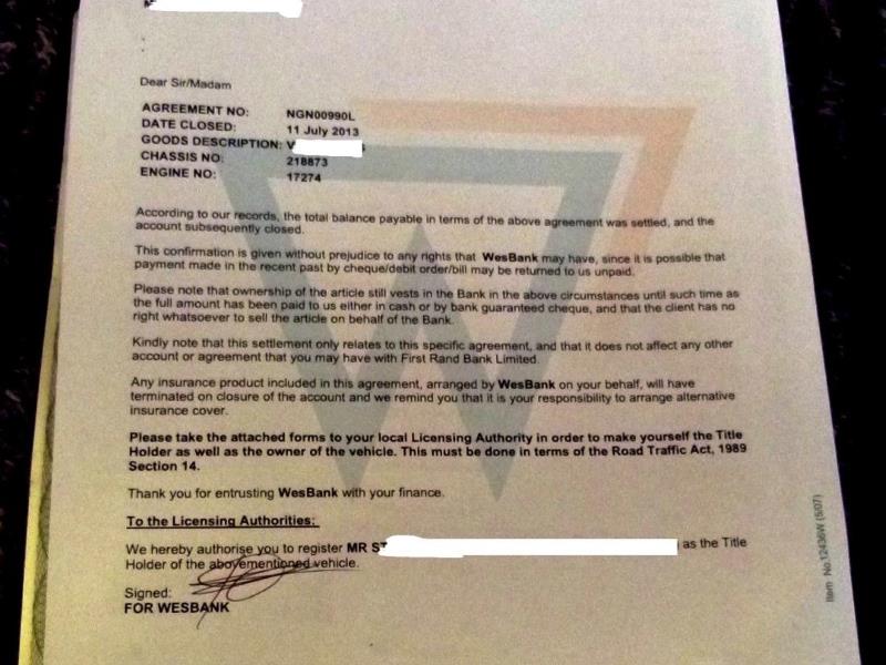 Everything you need to know about the settlement letter Selling a Car