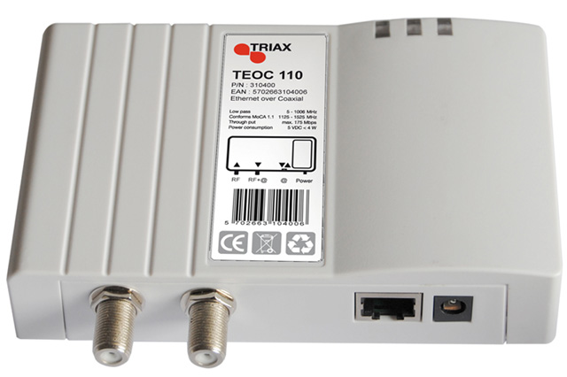 Triax TEOC 110 MoCA® LAN boks