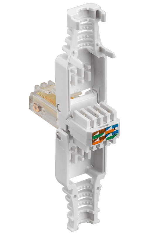 CAT 5e UTP toolless RJ45 plug (AWG 2426)