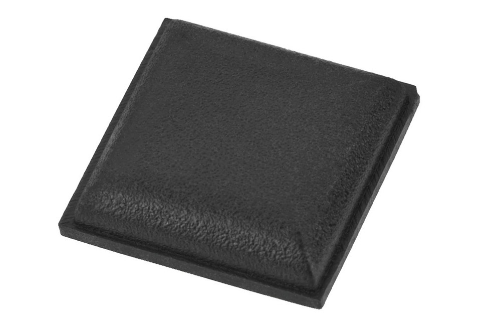 selvklæbende firkantet gummifødder 45stk. pakke (13x13 mm.)
