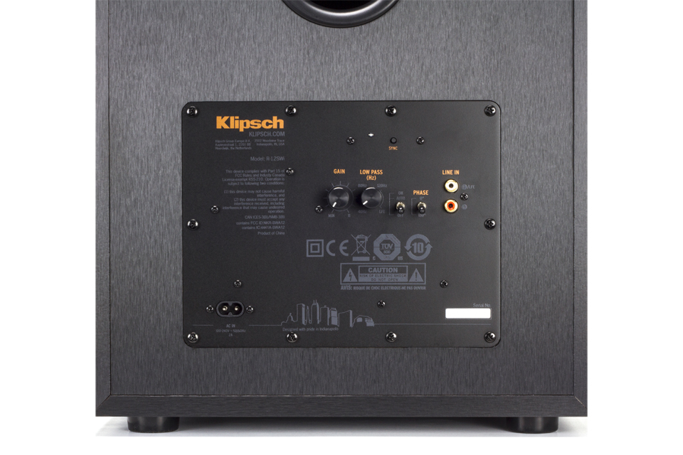Klipsch R12SWi wireless subwoofer, 12 inches driver