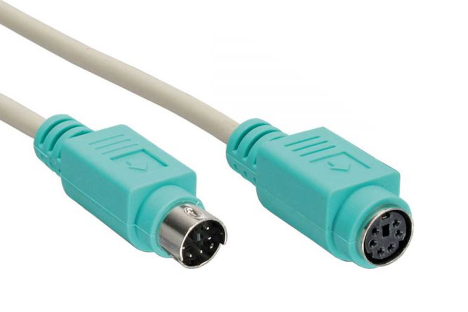 PS/2 mouse extender cable 2 m.