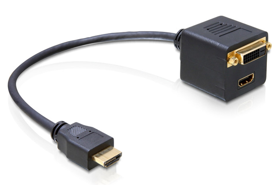 HDMI to 1 x DVI and HDMI splitter