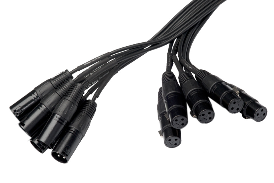 Emotiva 5XLR balanced audio XLR audio cable, 5 channel