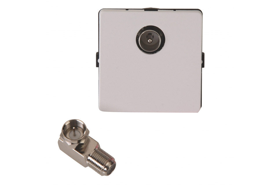 Triax TD201T antenna wall plate outlet for TV