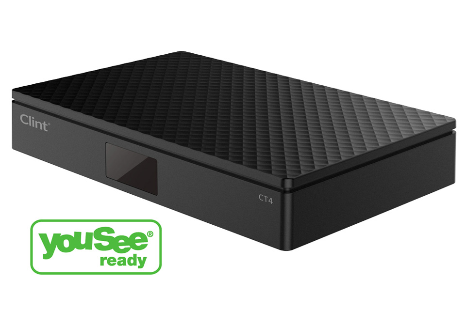 Clint CT4 DVBT/T2/C HD receiver med Boxer CI+ modul