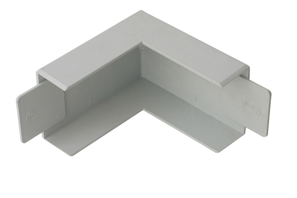 Rehau External corner cable cover, grey