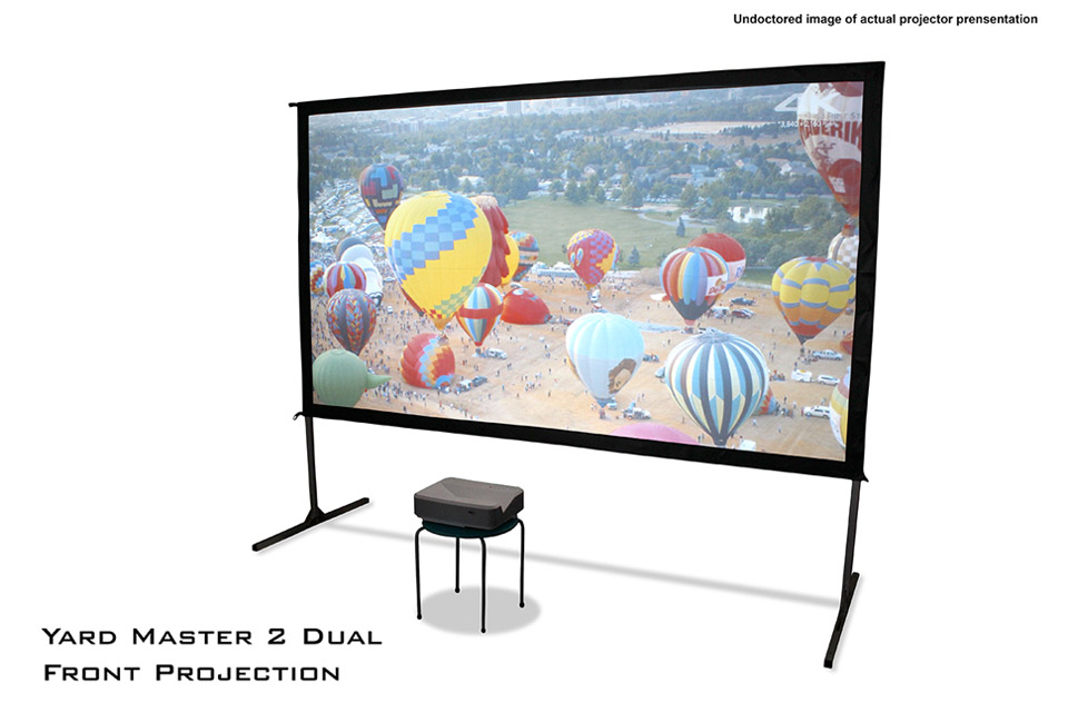 Elite Screens Yard Master 2 WVDual outdoor projector screen