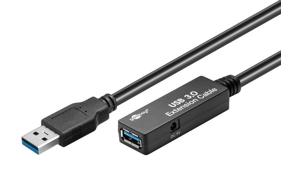 USB 3.2 Gen 1 extender/booster cable, 5 metres