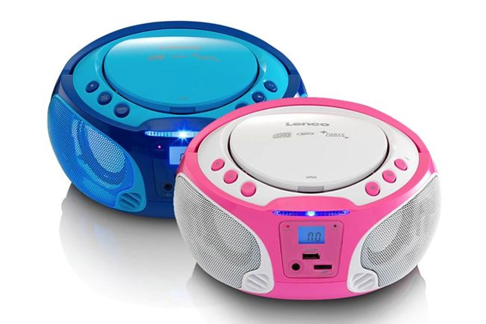 Lenco Scd-650 Portable Karaoke Radio With Cd