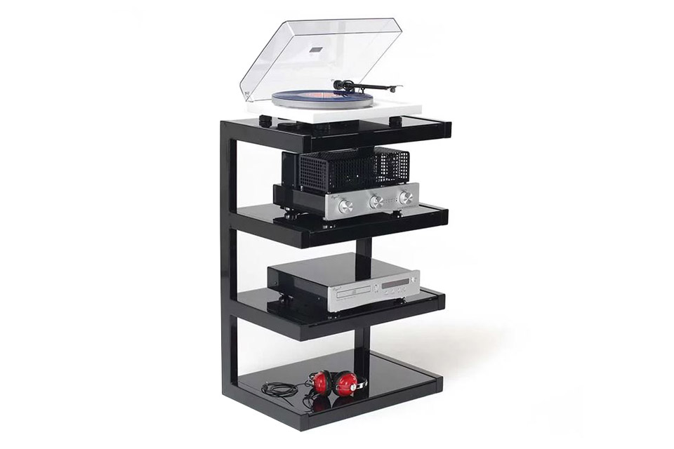 NorStone ESSE HiFi rack with 4 shelves