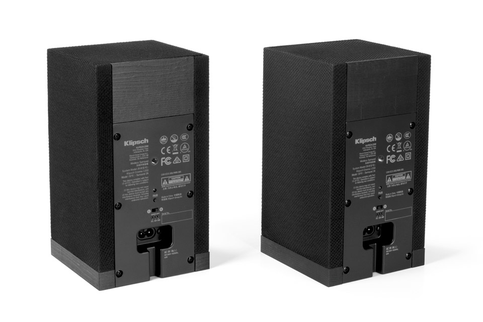 Klipsch Surround 3 speakers for your Klipsch soundbar, black, 1 pair