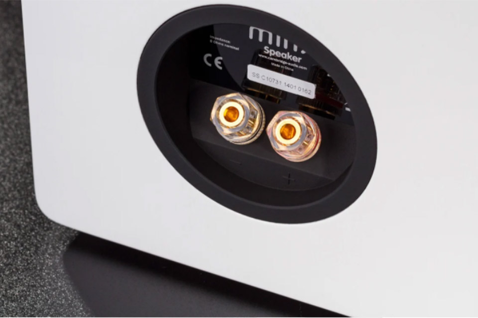 Cambridge Audio Minx XL reol højttaler, hvid højglans, 1 par