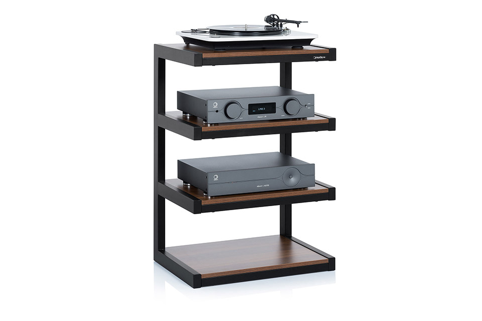 NorStone ESSE HiFi rack with 4 shelves