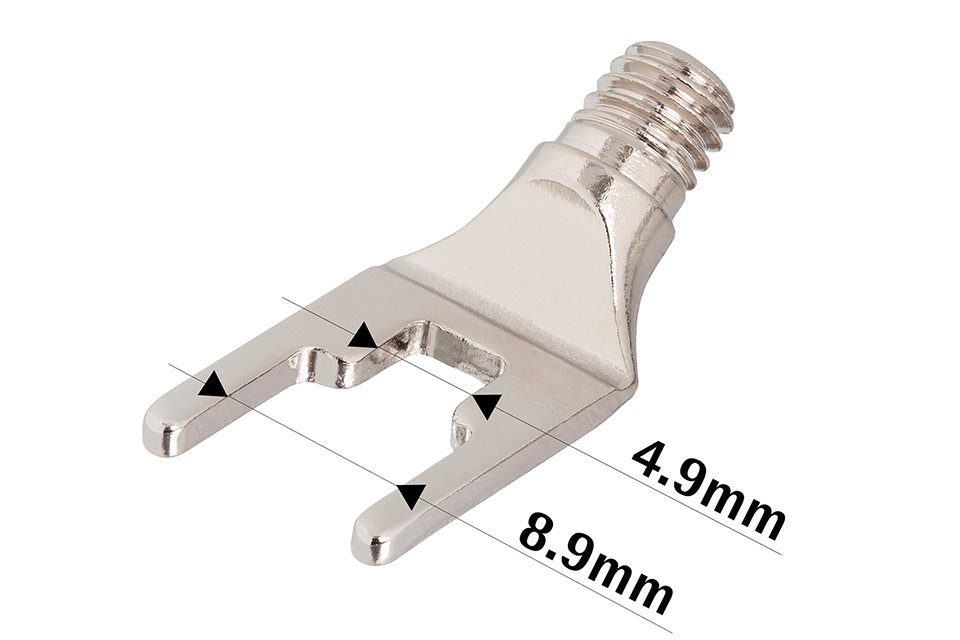 SUPRA CombiCon Rhodium M6 Spade speaker connector
