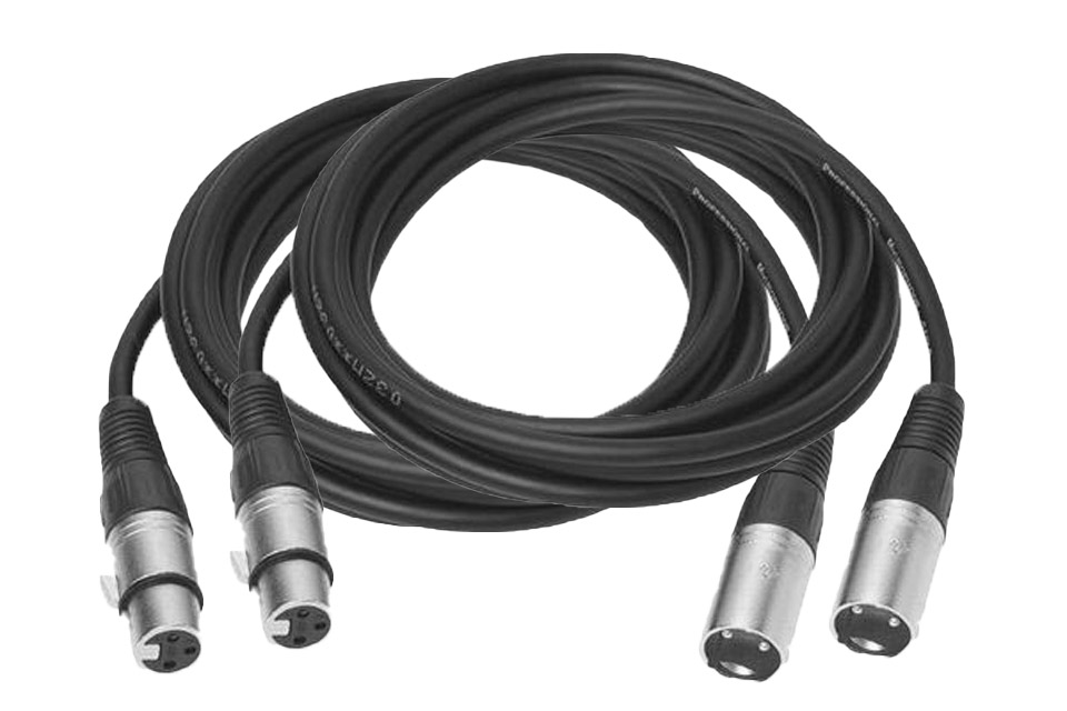 Vivolink balanced audio stereo cable pair
